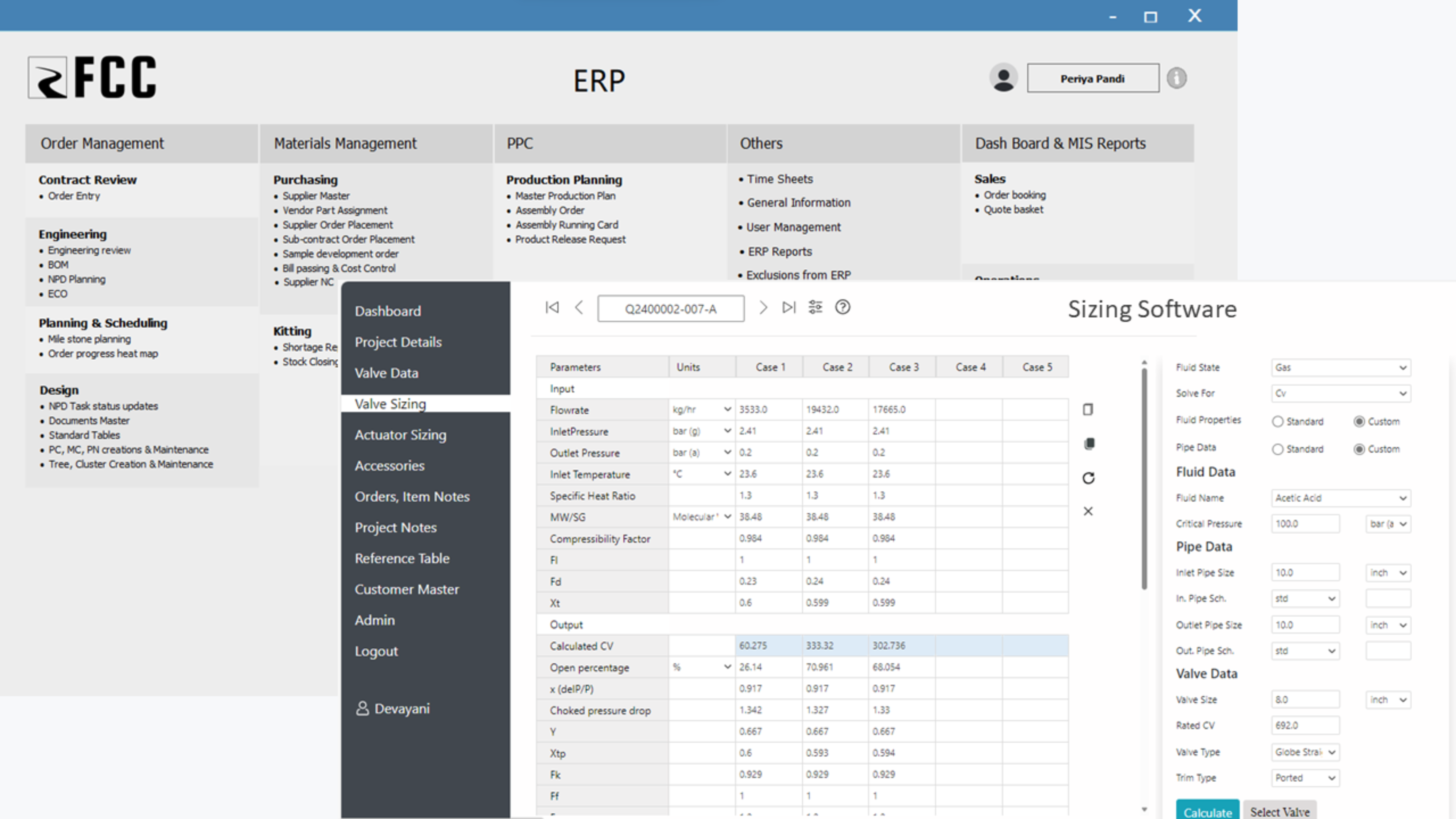 Sizing Software - Flow Control Commune Pvt. Ltd.